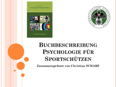 Buchbeschreibung Psychologie für Sportschützen1